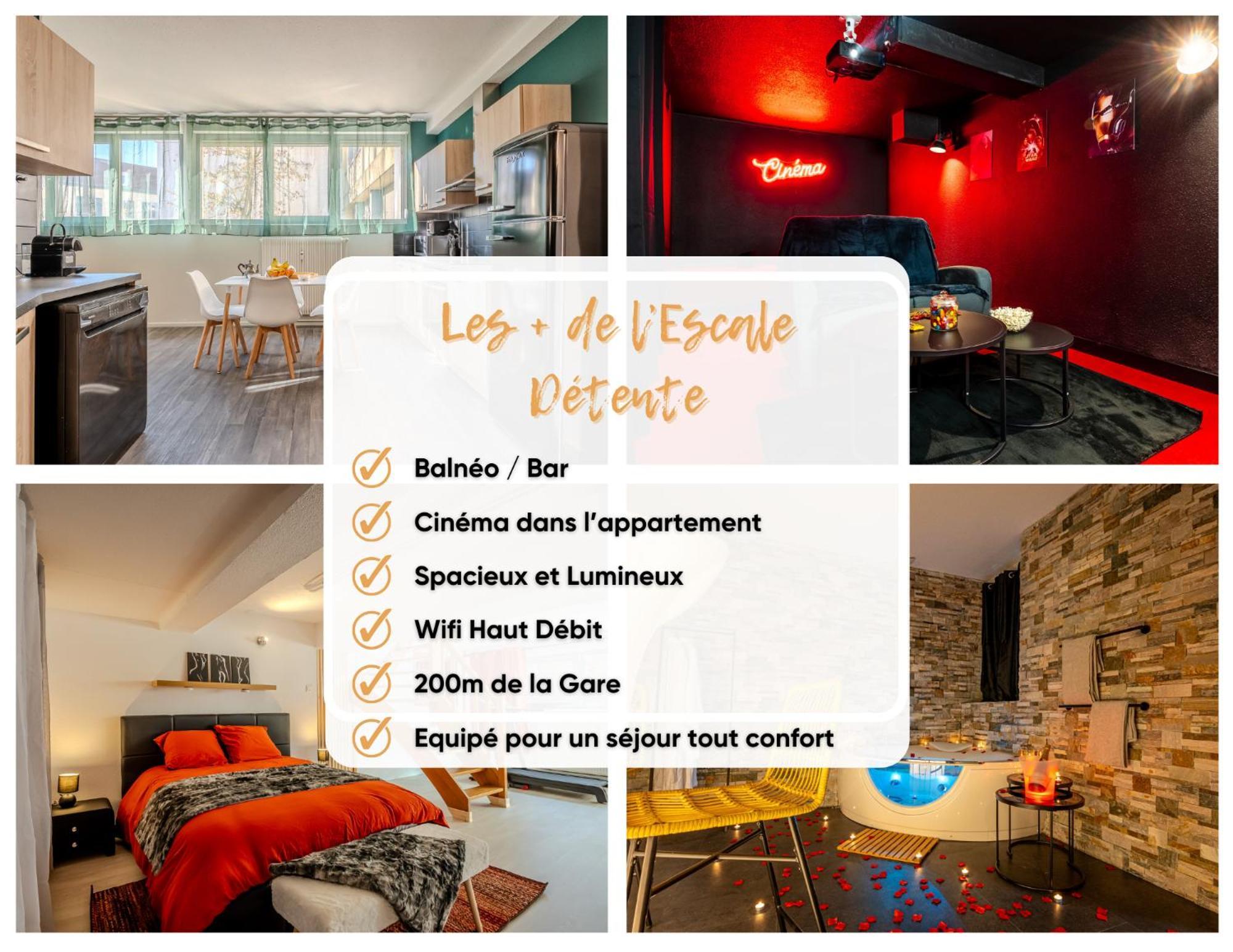 Ferienwohnung Cocon Relax - Jacuzzi - Cinema Montbéliard Exterior foto